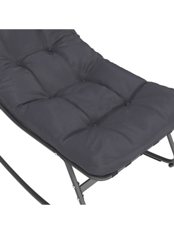 Inkazen 2-delige set: tuinfauteuils antraciet - (B)64 x (H)73 x (D)108 cm