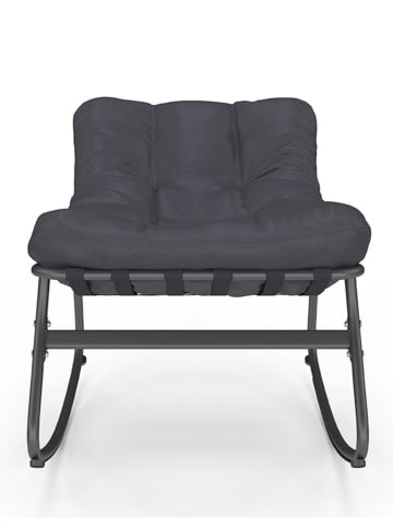 Inkazen 2-delige set: tuinfauteuils antraciet - (B)64 x (H)73 x (D)108 cm