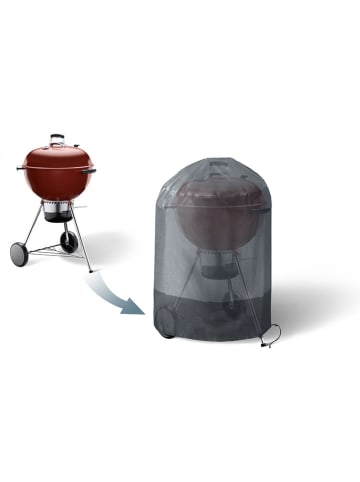 Inkazen Grillbeschermhoes grijs - (H)80 x Ø 70 cm