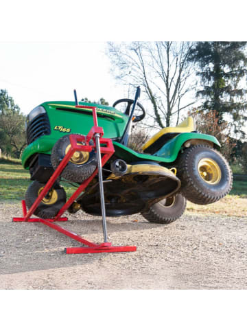 Inkazen Rasentraktorheber in Rot - (L)115 cm