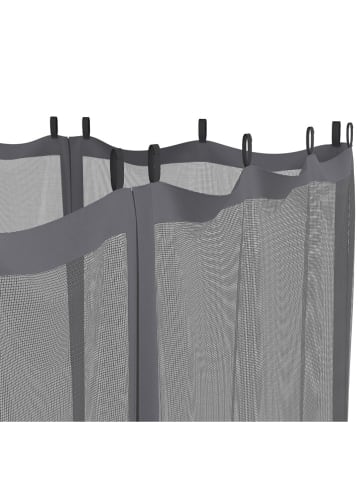 Inkazen 4-delige set: klamboes antraciet - (B)395 x (H)220 x (D)290 cm