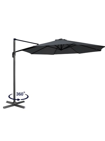 Inkazen Parasol przeciwsłoneczny w kolorze antracytowym - wys. 255 x Ø 300 cm