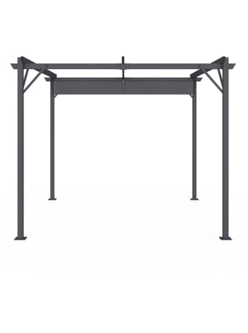 Inkazen Pergola "Marina" grijs - (B)300 x (H)220 x (D)300 cm