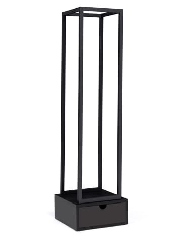 IDOMYA Essentials Kaminholzständer in Schwarz - (B)33 x (H)125 x (T)33 cm