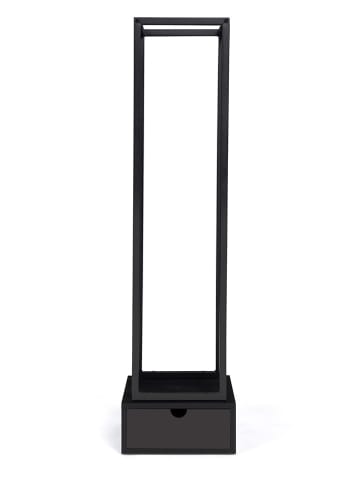 IDOMYA Essentials Kaminholzständer in Schwarz - (B)33 x (H)125 x (T)33 cm