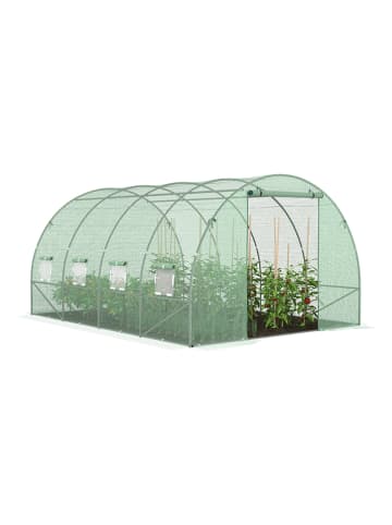 Inkazen Gewächshaus in Grün - (B)300 x (H)200 x (T)400 cm