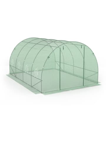 Inkazen Gewächshaus in Grün - (B)300 x (H)200 x (T)400 cm