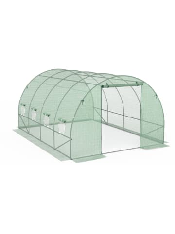 Inkazen Gewächshaus in Grün - (B)300 x (H)200 x (T)400 cm