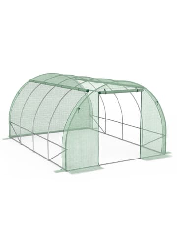 Inkazen Gewächshaus in Grün - (B)300 x (H)200 x (T)400 cm