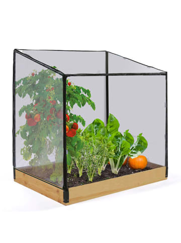 Inkazen Szklarnia warzywna w kolorze beżowo-czarnym - 80 x 130 x 115 cm