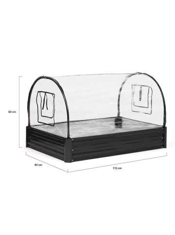 Inkazen Kas antraciet - (B)115 x (H)70 x (D)80 cm