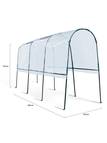 Inkazen Tomatenkas transparant - (B)400 x (H)170 x (D)120 cm