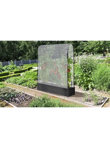Inkazen 2er-Set: Tomatengewächshäuser in Schwarz - (B)115 x (H)128 x (T)30 cm