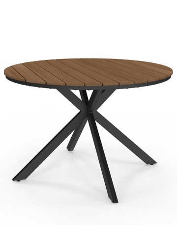 Inkazen Tuintafel bruin - (H)75 x Ø 120 cm