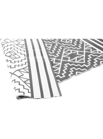 Inkazen Outdoor-Teppich in Anthrazit/ Weiß