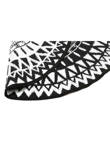 Inkazen Outdoor-tapijt zwart/wit