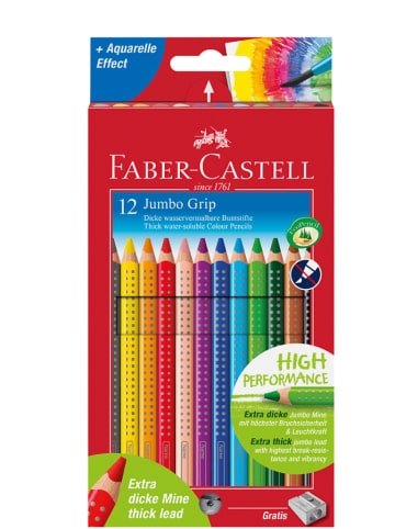 Faber-Castell Kredki (12 szt.) "Jumbo Grip"