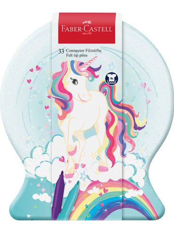Faber-Castell Filzstifte "Connector" - 33 Stück