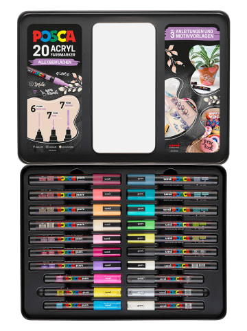 Posca Akrylowe zakreślacze (20 szt.) "Uni Posca"