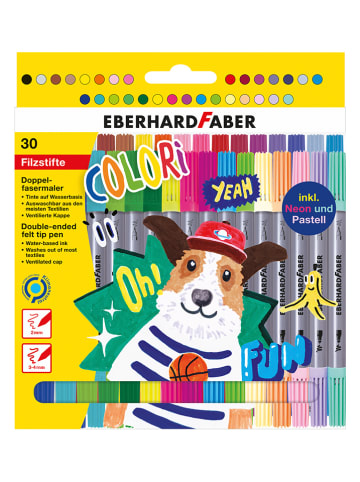 Eberhard Faber Flamastry (30 szt.) "Colori"