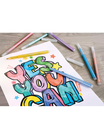 Eberhard Faber Brokatowe flamastry (16 szt.) "Pastell"