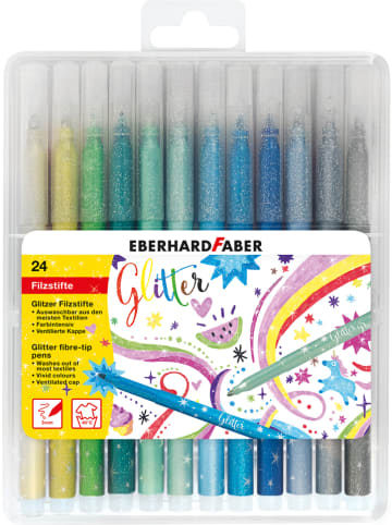 Eberhard Faber Glitzer-Fasermaler - 24 Stück
