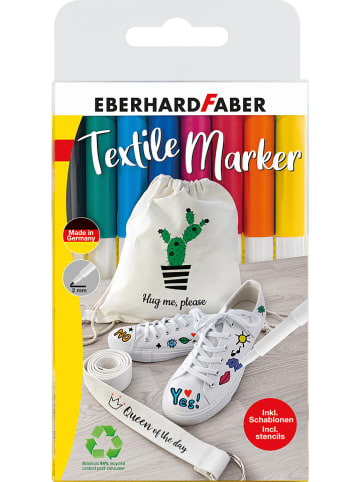 Eberhard Faber Textielstiften - 8 stuks