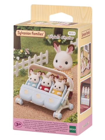 Sylvanian Families Sylvanian Families-accessoires "Drieling Kinderwagen" - vanaf 3 jaar