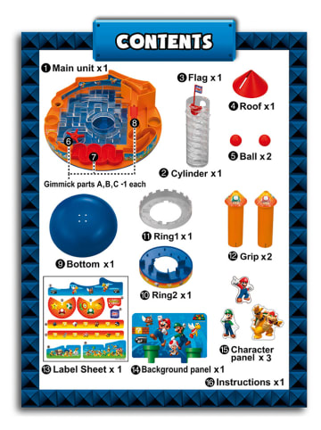 Super Mario Actiespel "Super Mario - Castle Land" - vanaf 5 jaar