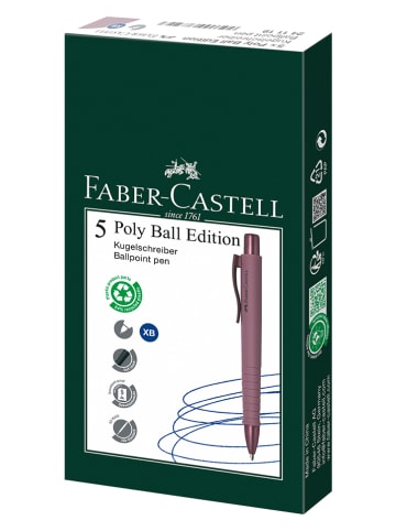 Faber-Castell Kugelschreiber "Poly Ball Urban" in Bordeaux