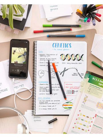 Faber-Castell 2-delige set: fineliners "Grip 0.4" - 2x 10 stuks