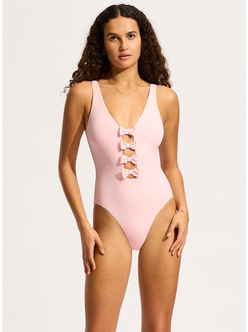 Seafolly Badeanzug in Rosa