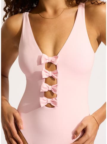 Seafolly Badeanzug in Rosa