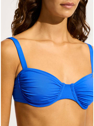 Seafolly Bikini-Oberteil in Blau