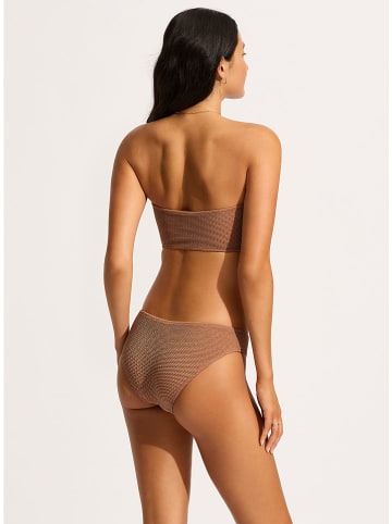 Seafolly Bikini-Hose in Hellbraun