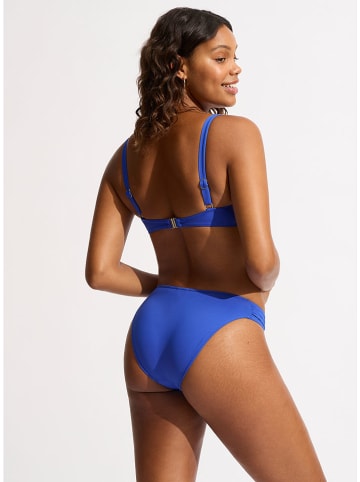 Seafolly Figi bikini w kolorze niebieskim