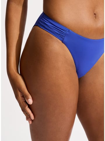 Seafolly Figi bikini w kolorze niebieskim