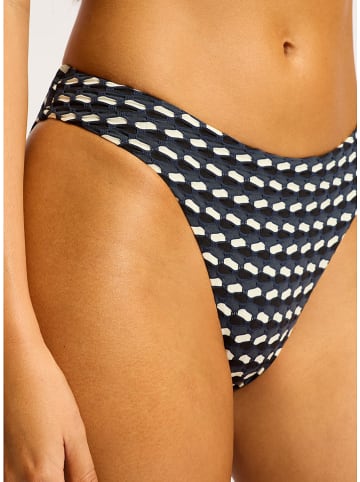 Seafolly Bikinislip donkerblauw/zwart/crème