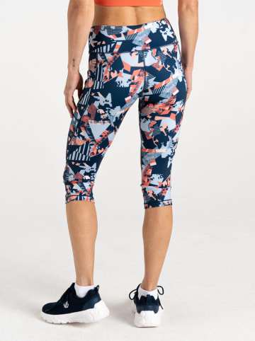Dare 2b Trainingsleggings "Influential II" in Dunkelblau/ Hellblau/ Orange