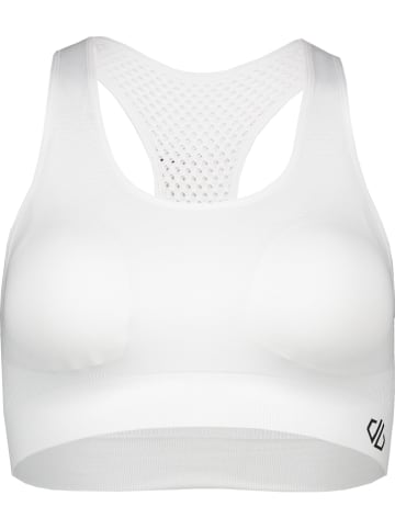 Dare 2b Biustonosz sportowy "Dont Sweat It" w kolorze białym