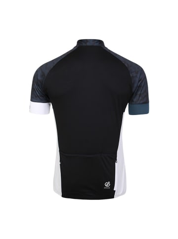 Dare 2b Fahrradshirt "Stay The Course III" in Schwarz/ Grau/ Weiß