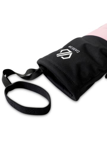 Dare 2b Rękawiczki narciarskie "Freeride" w kolorze jasnoróżowo-czarnym