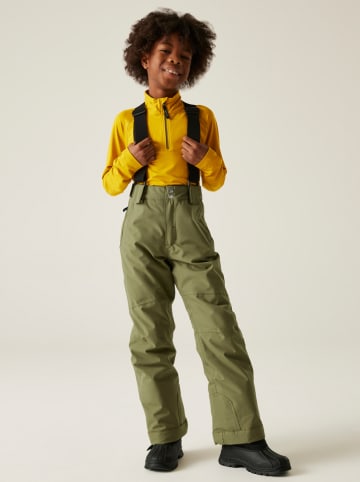 Dare 2b Spodnie narciarskie "Outmove II" w kolorze khaki