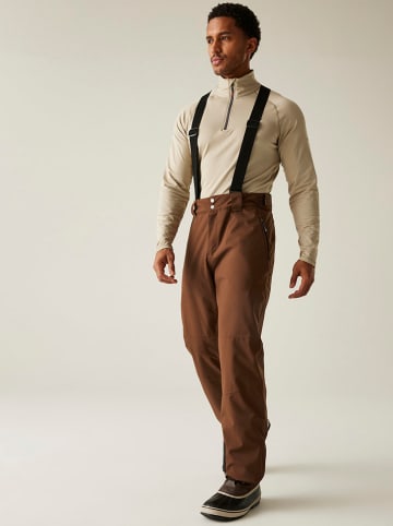 Dare 2b Spodnie narciarskie "Achieve II" w kolorze jasnobrązowym