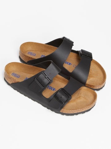 Birkenstock Pantoletten "Arizona" in Schwarz - Weite N