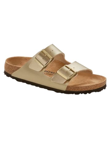 Birkenstock Slippers "Arizona" goudkleurig - wijdte S