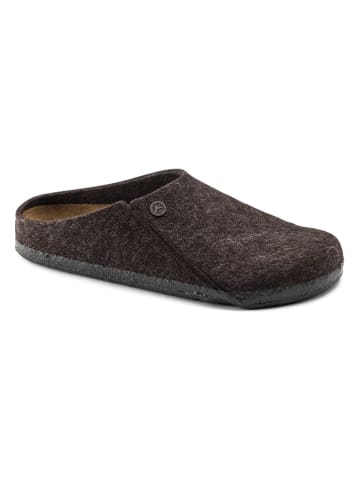Birkenstock Leren pantoffels "Zermatt Standard" bruin