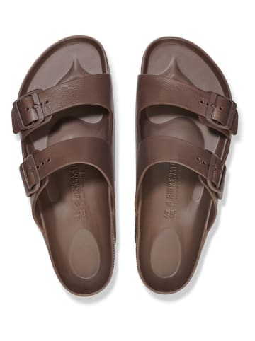Birkenstock Pantoletten "Arizona" in Braun - Weite N
