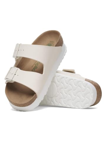 Birkenstock Slippers "Arizona Papflex" crème - wijdte S