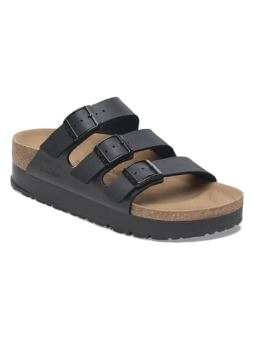 Birkenstock Pantoletten "Florida" in Schwarz - Weite S
